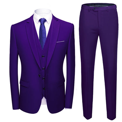 Men business suits wedding Dress Suit Set