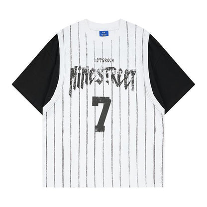Printed fake two T-shirts