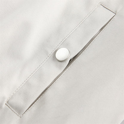 Fake two loose hooded jackets